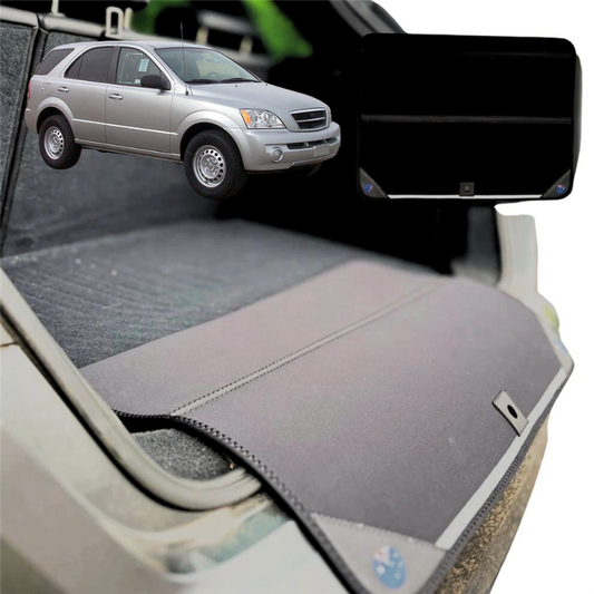 Rear Cargo Boot Bumper Protector for Kia Sorento 2003 - 2008 (BL) - XL (98 x 55) - Black