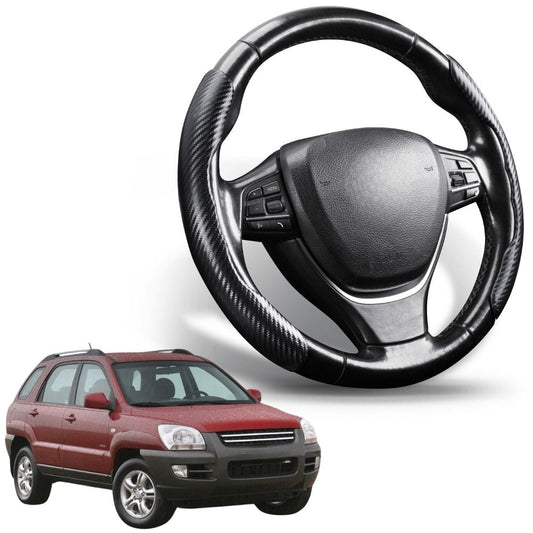 Segmented Steering Wheel Cover for Kia Sportage 2005 - 2010 KM