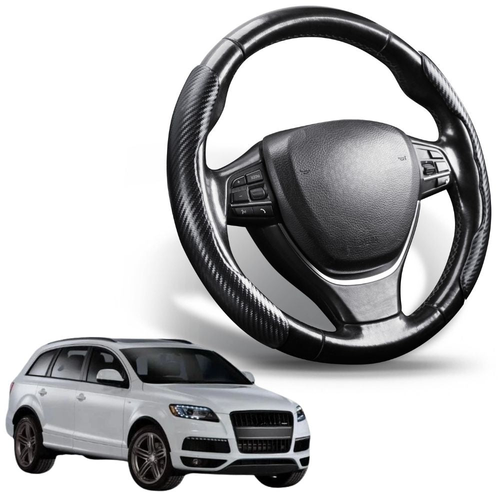 Segmented Steering Wheel Cover for Audi Q7 SQ7 2005 - 2015 4L
