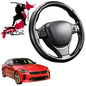 Black Samurai Segmented Steering Wheel Cover for Kia Stinger 2017 - Current CK