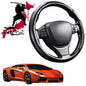 Black Samurai Segmented Steering Wheel Cover for Lamborghini Aventador 2011 - Current