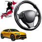Black Samurai Segmented Steering Wheel Cover for Lamborghini Urus 2018 - Current
