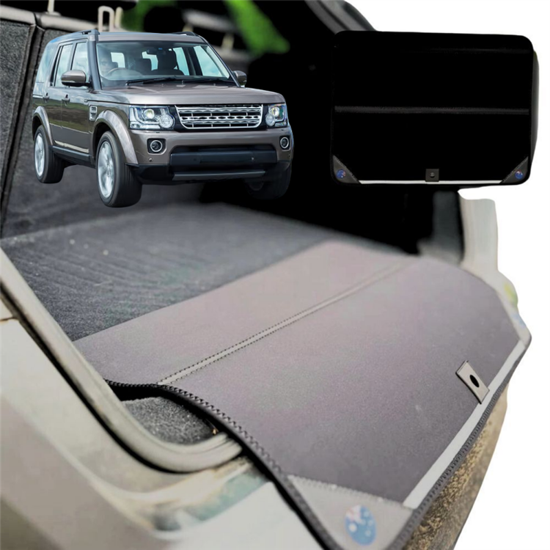 Rear Cargo Boot Bumper Protector for Land Rover Discovery 2009 - 2017 (D4) - XL (98 x 55) - Black