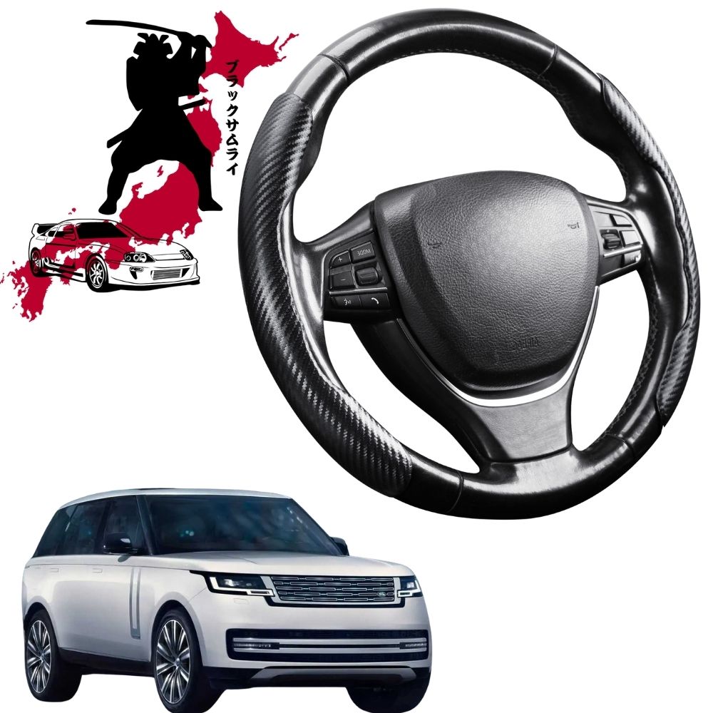 Black Samurai Segmented Steering Wheel Cover for Land Rover Range Rover 2022 - Current