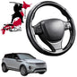 Black Samurai Segmented Steering Wheel Cover for Land Rover Range Rover Evoque 2010 - 2018 L538, L551