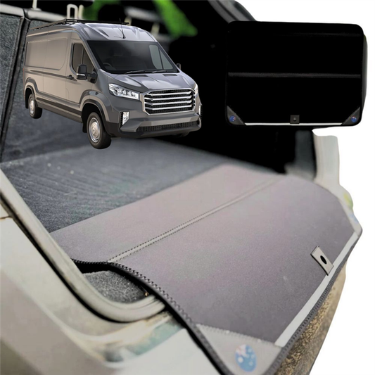 Rear Cargo Boot Bumper Protector for LDV Deliver 9 Van 2019 - Current - XL (98 x 55) - Black