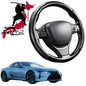 Black Samurai Segmented Steering Wheel Cover for Lexus LC 2018 - Current