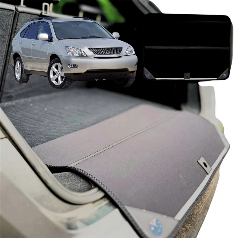 Rear Cargo Boot Bumper Protector for Lexus RX 2003 - 2009 (GSU35) - XL (98 x 55) - Black