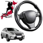 Black Samurai Segmented Steering Wheel Cover for Lexus RX 2009 - 2015 10R, 15R