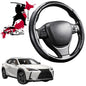 Black Samurai Segmented Steering Wheel Cover for Lexus UX 2021 - Current 10R, 15R