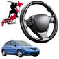 Black Samurai Segmented Steering Wheel Cover for Mazda 3 2004 - 2009 BK