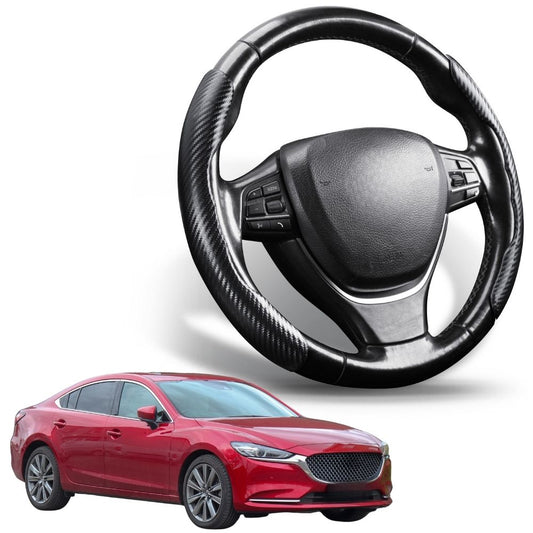 Segmented Steering Wheel Cover for Mazda 6 2002 - 2008 GG, GH, GY, GH1