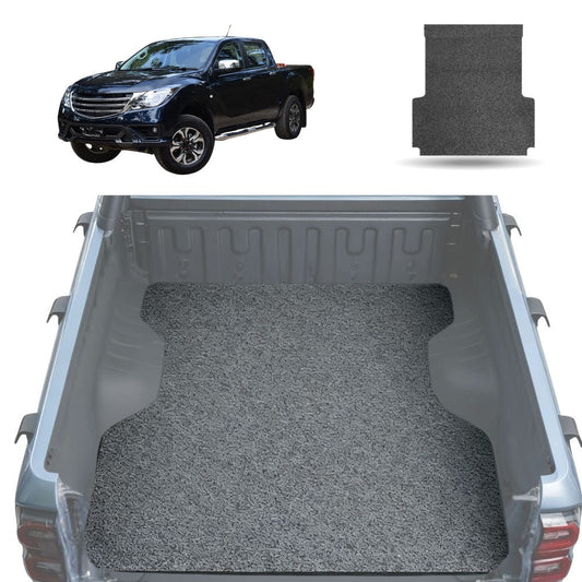 Honeycomb UTE Tub Mat Tray Liner for Mazda BT-50 Dual Cab 2011 - 2020 (UP UR) - Grey