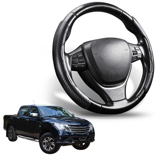 Segmented Steering Wheel Cover for Mazda BT-50 Dual Cab 2011 - 2020 (UP UR)