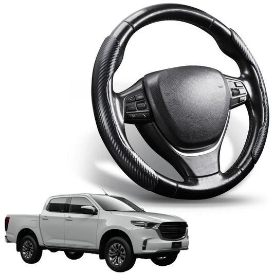 Segmented Steering Wheel Cover for Mazda BT-50 Dual Cab 2020 - 2024 (TF)