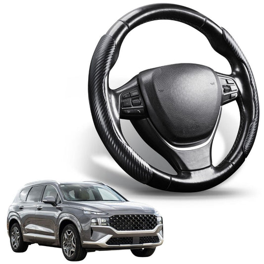 Segmented Steering Wheel Cover for Hyundai Santa Fe Hybrid 2019 - 2023