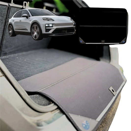Rear Cargo Boot Bumper Protector for Porsche Macan 2024 - Current (BEV) - XL  (98 x 55) - Black