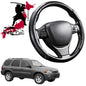 Black Samurai Segmented Steering Wheel Cover for Mazda Tribute 2007 - 2011