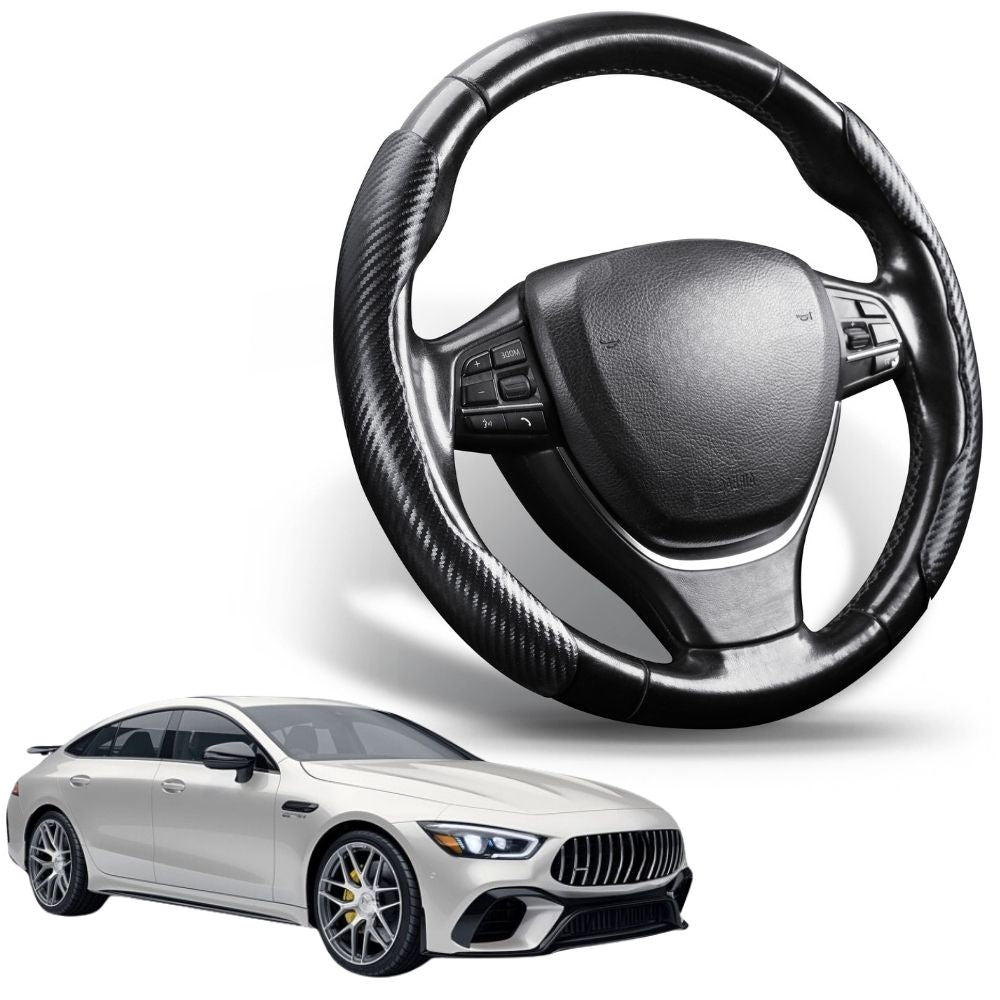 Segmented Steering Wheel Cover for Mercedes-Benz AMG GT 2014 - 2022 4-Door Coupe