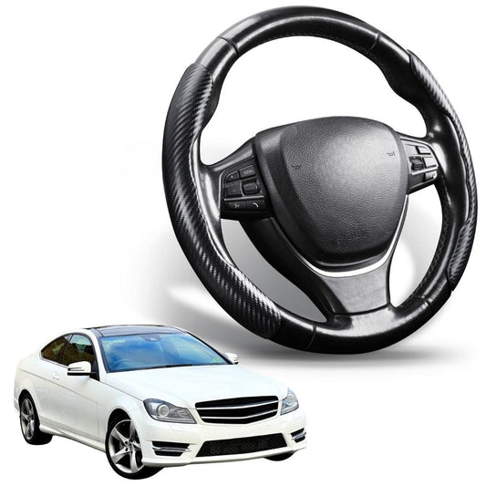 Segmented Steering Wheel Cover for Mercedes-Benz C-class 2007 - 2014 Coupe (W204)