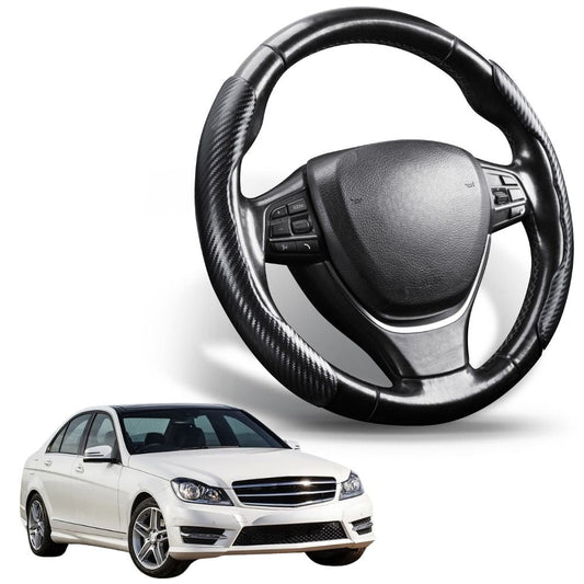Segmented Steering Wheel Cover for Mercedes-Benz C-class 2007 - 2014 Sedan (W204)