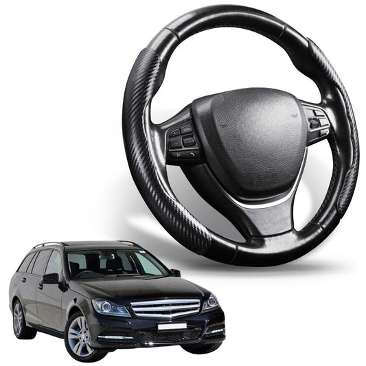 Segmented Steering Wheel Cover for Mercedes-Benz C-class 2007 - 2014 Wagon (W204)