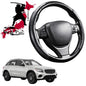 Black Samurai Segmented Steering Wheel Cover for Mercedes-Benz GLC 2015 - 2022 SUV (X253)
