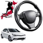 Black Samurai Segmented Steering Wheel Cover for MG 5 2012 - 2018 (AP12)