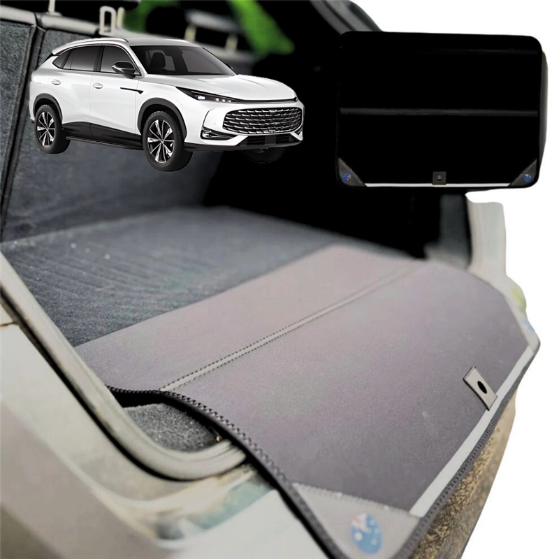 Rear Cargo Boot Bumper Protector for MG HS 2018 - 2024 (SAS23) - XL (98 x 55) - Black