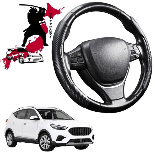 Black Samurai Segmented Steering Wheel Cover for MG ZS ZST 2017 - Current AZS1