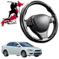 Black Samurai Segmented Steering Wheel Cover for Mitsubishi Lancer 2007 - 2017 Auto (CJ)
