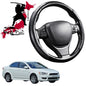 Black Samurai Segmented Steering Wheel Cover for Mitsubishi Lancer 2007 - 2017 Manual (CJ)