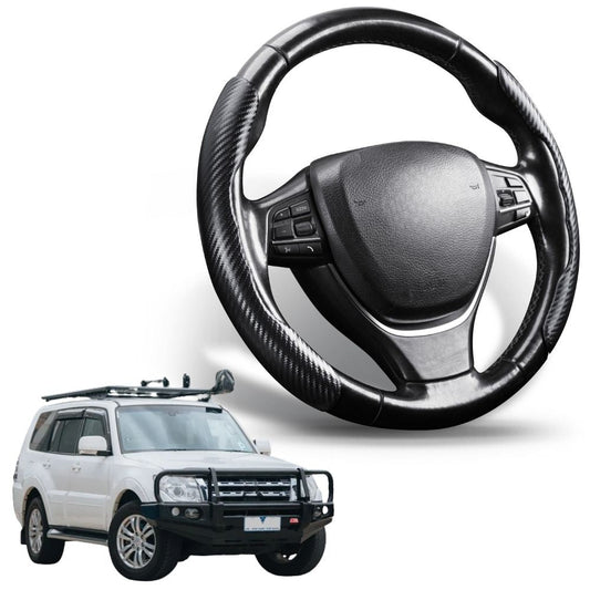 Segmented Steering Wheel Cover for Mitsubishi Pajero 2006 - 2021 (NS/NT/NW/NX)
