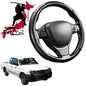 Black Samurai Segmented Steering Wheel Cover for Mitsubishi Triton Club Cab 1996 - 2006 (MK)