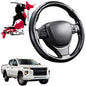 Black Samurai Segmented Steering Wheel Cover for Mitsubishi Triton Club Cab 2015 - 2023 (MQ MR)