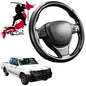 Black Samurai Segmented Steering Wheel Cover for Mitsubishi Triton Double Cab 1996 - 2006 (MK)