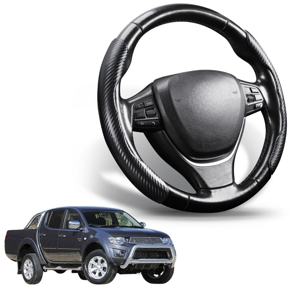 Segmented Steering Wheel Cover for Mitsubishi Triton Double Cab 2006 - 2015 (ML MN)