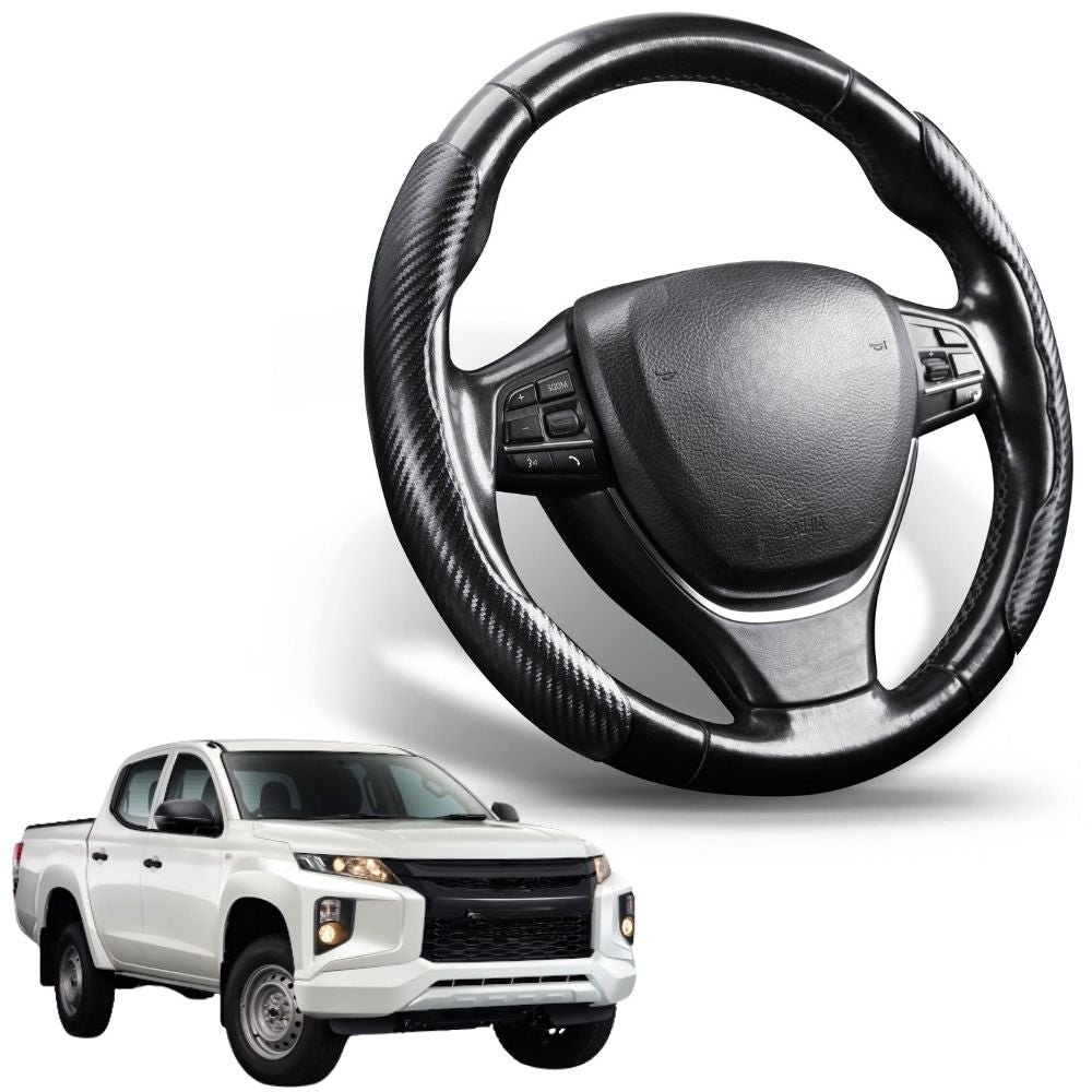 Segmented Steering Wheel Cover for Mitsubishi Triton Double Cab 2015 - 2023 (MQ MR)