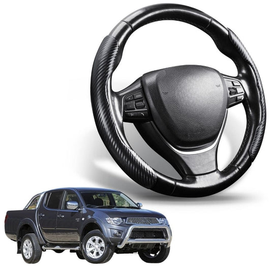 Segmented Steering Wheel Cover for Mitsubishi Triton Single Cab 2006 - 2012 (ML MN)