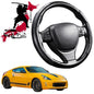 Black Samurai Segmented Steering Wheel Cover for Nissan 370Z Auto 2009 - 2021