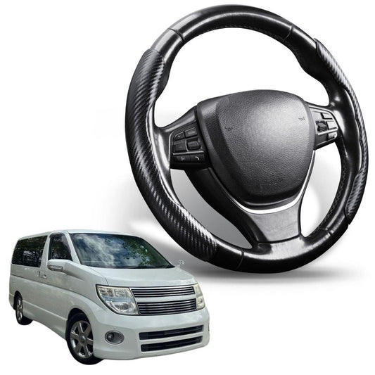 Segmented Steering Wheel Cover for Nissan Elgrand 2002 - 2010 E51 2nd Gen