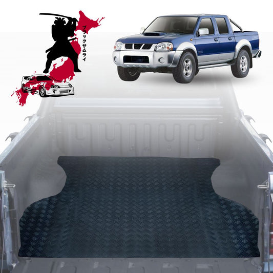 Black Samurai UTE Tub Mat Tray Liner for Nissan Navara Dual Cab 1997 - 2018 (DX/D22 STR)