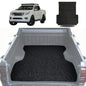 Honeycomb UTE Tub Mat Tray Liner for Nissan Navara Dual Cab 2015 - Current (NP300/D23 STX with rear cupholder) - Black