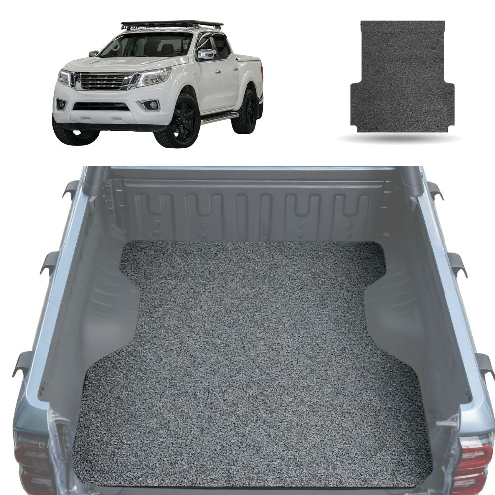 Honeycomb UTE Tub Mat Tray Liner for Nissan Navara Dual Cab 2015 - Current (NP300/D23 STX without rear cupholder) - Grey