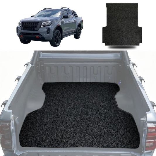 Honeycomb UTE Tub Mat Tray Liner for Nissan Navara Dual Cab 2022 - Current Pro-4X - Black