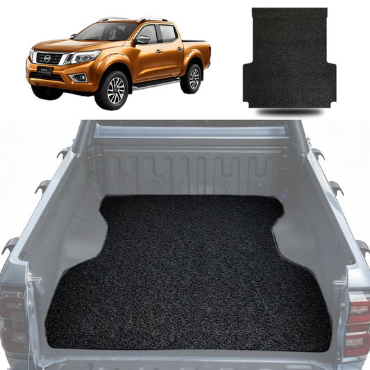 Honeycomb UTE Tub Mat Tray Liner for Nissan Navara King Cab 2015 - Current (NP300/D23) - Black