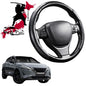 Black Samurai Segmented Steering Wheel Cover for Nissan QASHQAI 2022 - Current (J12)
