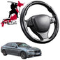Black Samurai Segmented Steering Wheel Cover for BMW 5 Series 2017 - 2023 (G30 G31 G38)