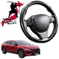 Black Samurai Segmented Steering Wheel Cover for Peugeot 408 2022 - Current (P54)