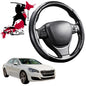 Black Samurai Segmented Steering Wheel Cover for Peugeot 508 2010 - 2018 (W23)